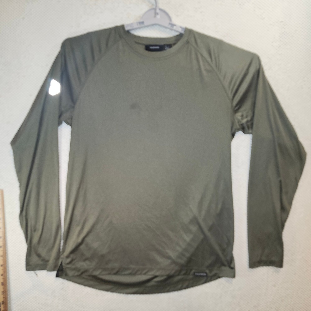 Truewerk B1 LS Tee Mens Medium Olive Green Technical Long Sleeve Work Shirt